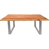 SIT Möbel Baumkante-Esstisch 140 x 80 cm natur antik