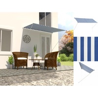 VidaXL Einziehbare Markise 250 x 150 cm blau