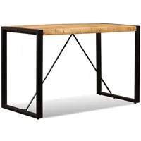 VidaXL Esszimmertisch Raues Mangoholz 120 cm