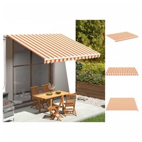 VidaXL Markisebespannung 400 x 300 cm gelb/orange