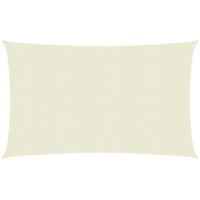 VidaXL Sonnensegel 160 g/m2 Creme 2,5x4,5 m HDPE