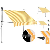 VidaXL Einziehbare Markise 100 cm orange