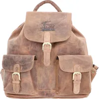 GREENBURRY Vintage Rucksack Leder 40 cm braun