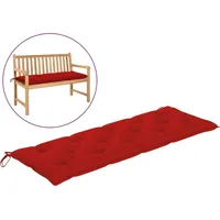 VidaXL Gartenbank-Auflage Rot 150x50x7 cm Oxford-Gewebe
