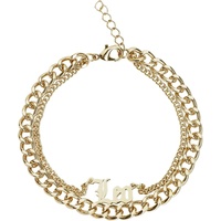URBAN CLASSICS Zodiac Golden Anklet - Goldfarben - L/XL
