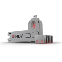 Lindy USB Port Schloss, pink