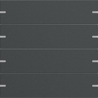 Gira 5034928 Wippenset 4-fach individuell Tastsensor 4, Anthrazit