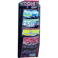 Helit H6260095 - Wanddisplay „the news network“, 5 Taschen,