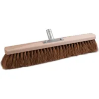 SOREX Besen Kokos L.500mm m.Metallstielhalter Flachholz