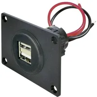 ProCar USB Einbau-Doppelsteckdose Belastbarkeit Strom max.=5 A Passend für