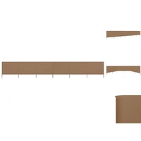 VidaXL Windschutzgewebe 800 x 120 cm taupe