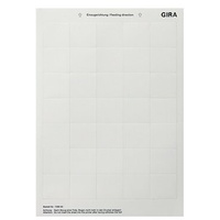 Gira Beschriftungsbogen 108900