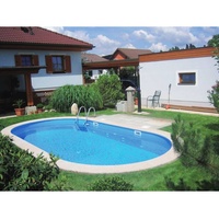 TREND POOL Stahlwand Pool Ovalbecken TAHITI 623 x 360