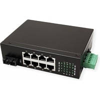 Roline Industrie Switch 7x RJ-45, 1x SC, unmanaged