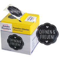 Avery Zweckform Aufkleber Öffnen&Freuen, 200 Etiketten