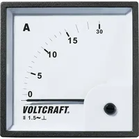 VOLTCRAFT AM-72X72/15A AM-72X72/15A Analog-Einbaumessgerät AM-72X72/15A 15 A Dreheisen