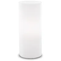 Ideal Lux Tischleuchte Edo TL1 Glas Weiß 23 cm