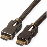 Roline HDMI Ultra HD Kabel mit Ethernet, ST/ST, schwarz,