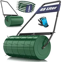 Kesser KESSER® Rasenwalze 60cm 48l Füllvolumen Metall mit Schmutzabweiser