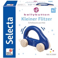 Selecta 64008 - bellybutton, Kleiner Flitzer, Schiebeauto, blau, 10
