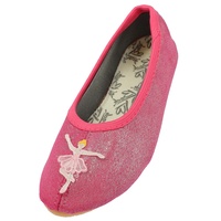 Beck Mädchen ballerina's Gymnastikschuhe, Pink, 24 EU