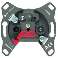 PROTEC.class PSD-S 3-Loch SAT Antennendose Stich/End