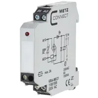 Metz Connect Koppelbaustein KRA-M6/21 230AC