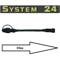 Star Trading System 24 Verlängerungskabel 10m schwarz, IP44