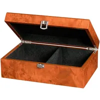 Philos Schachfigurenbox, Wurzelholzoptik, 240 x 155 x 85 mm