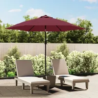 VidaXL Ersatzbezug für Sonnenschirm Bordeauxrot 300 cm