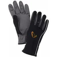 Savage Gear Softshell Winter Handschuhe - Black - L
