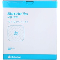 EurimPharm Arzneimittel GmbH Biatain Ibu Schaumverband 10x10 cm sanft