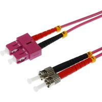 Helos Patch-Kabel ST multi-mode (M) bis SC multi-mode (M)