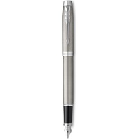 Parker IM Schwarz, Edelstahl Blau, Edelstahl, Edelstahl, Medium, Geschenkbox