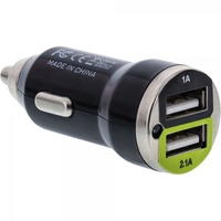 InLine USB KFZ Ladegerät Stromadapter, 12/24VDC zu 5V DC/2.1A,