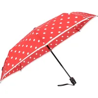 Knirps T.200 Duomatic Taschenschirm 28 cm dot art red