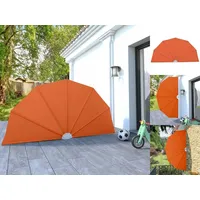 VidaXL Faltbarer Terrassen-Seitenfächer Terracotta-Rot 160 cm
