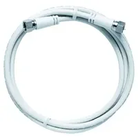 Axing Patch-Kabel F-Stecker 0,30 m Weiß