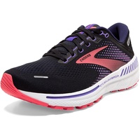 Brooks Adrenaline GTS 22 Damen black/purple/coral 38