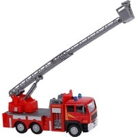 Kids Globe Traffic Feuerwehrauto mit Drehleiter, Spielzeug, Kinderspielzeug mit