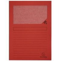 Exacompta 50105E Packung mit 100 Fenstermappen Forever, 120 g/m2