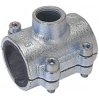 Gebo - Anschlussschelle mit Stecker 1 x 1/2 Stahl