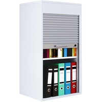 VCM my office Aktos L Rollladenschrank weiß 1 Fachboden