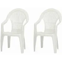 PROGARDEN Vega Stapelsessel 56 x 58 x 94 cm