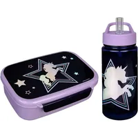 Scooli Lunchbox »Brotzeitdose & Trinkflasche, Dreamland«, (Set, 2 tlg.),