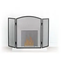 Relaxdays Funkenschutzgitter 62 x 96 cm schwarz