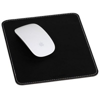 Vivanco Mauspad (schwarz, monoton, Kunstleder, universal, 3 mm)