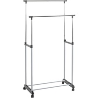 Haku-Möbel HAKU Möbel Rollgarderobe 44535 schwarz Metall 80,0 x