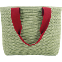 REMEMBER Korbtasche lime green