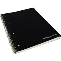 SOENNECKEN Meetingbook 3096 DIN A4 4fach gelocht 90g/qm schwarz